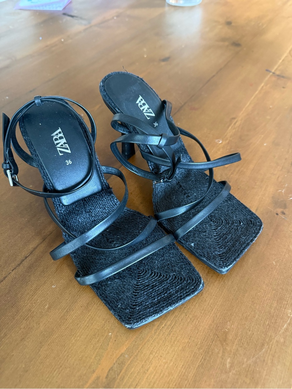 Zara strappy heel sandal